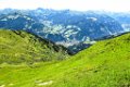 66 Blick ins Grossarl- und Ellmautal rechts der Talschluss mit Huettschlag